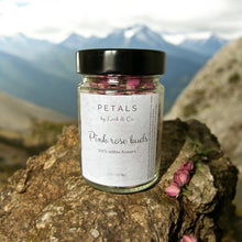 Load image into Gallery viewer, Edible dried pink baby rose buds