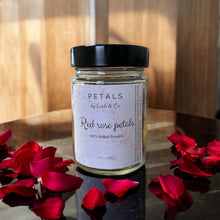 Load image into Gallery viewer, Edible Petals- Organic red rose petals