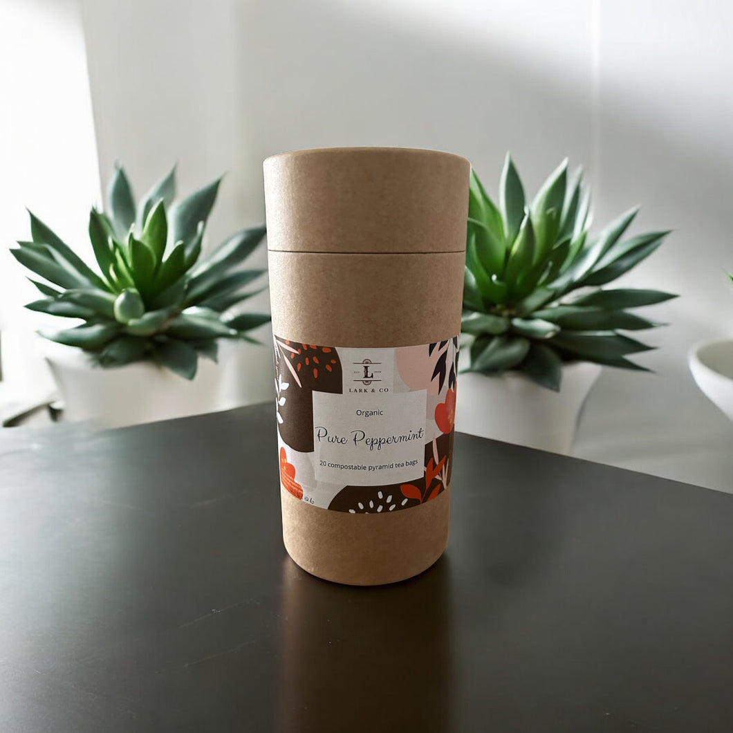 Tea Bags - Organic Peppermint Pyramid Tea bags 20